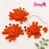 Thước dây cuộn hình thú bằng len handmade đáng yêu, nhỏ gọn, tiện lợi cho may vá và đo đạc hằng ngày.