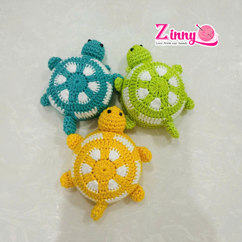 2 Thước dây cuộn hình thú bằng len handmade đáng yêu, nhỏ gọn, tiện lợi cho may vá và đo đạc hằng ngày.