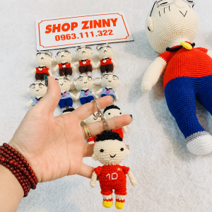 móc khóa bằng len