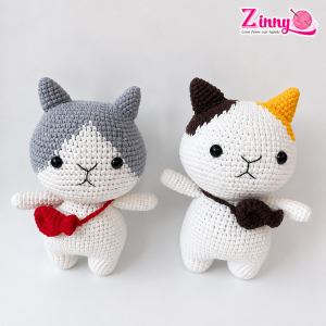 Gấu bông len handmade từ sợi len mềm mại, đan móc tỉ mỉ, thích hợp làm quà sinh nhật, thôi nôi và quà lưu niệm.
