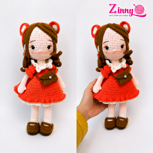 gấu bông len handmade